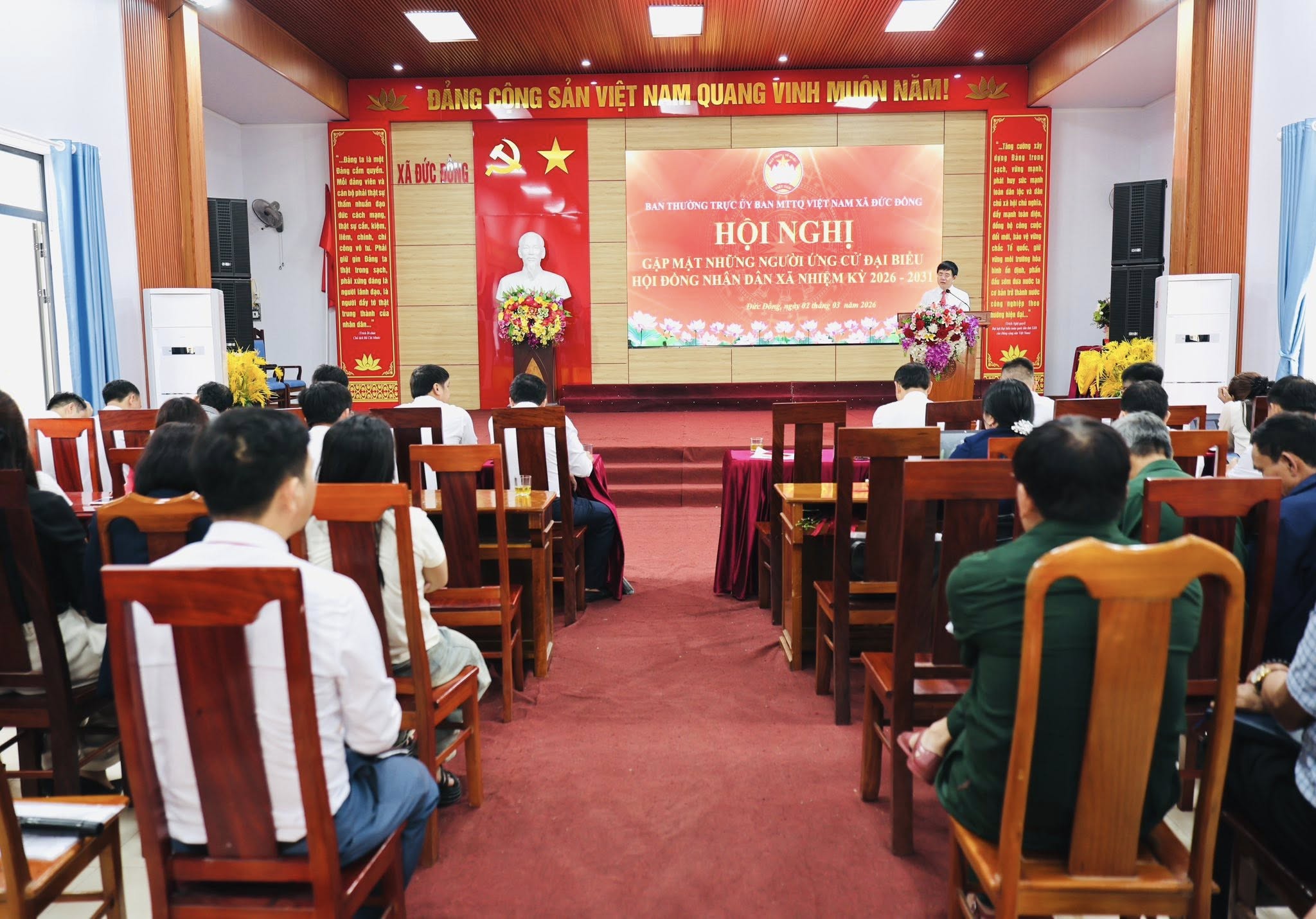 Đức Đồng siết chặt công tác chuẩn bị vận động bầu cử HĐND xã nhiệm kỳ 2026 –2031