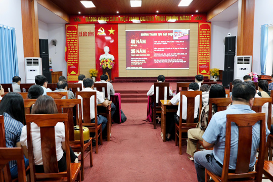 Hơn 900 đại biểu Đức Đồng tham gia học tập, quán triệt Nghị quyết Hội nghị Trung ương 3 khóa XIV