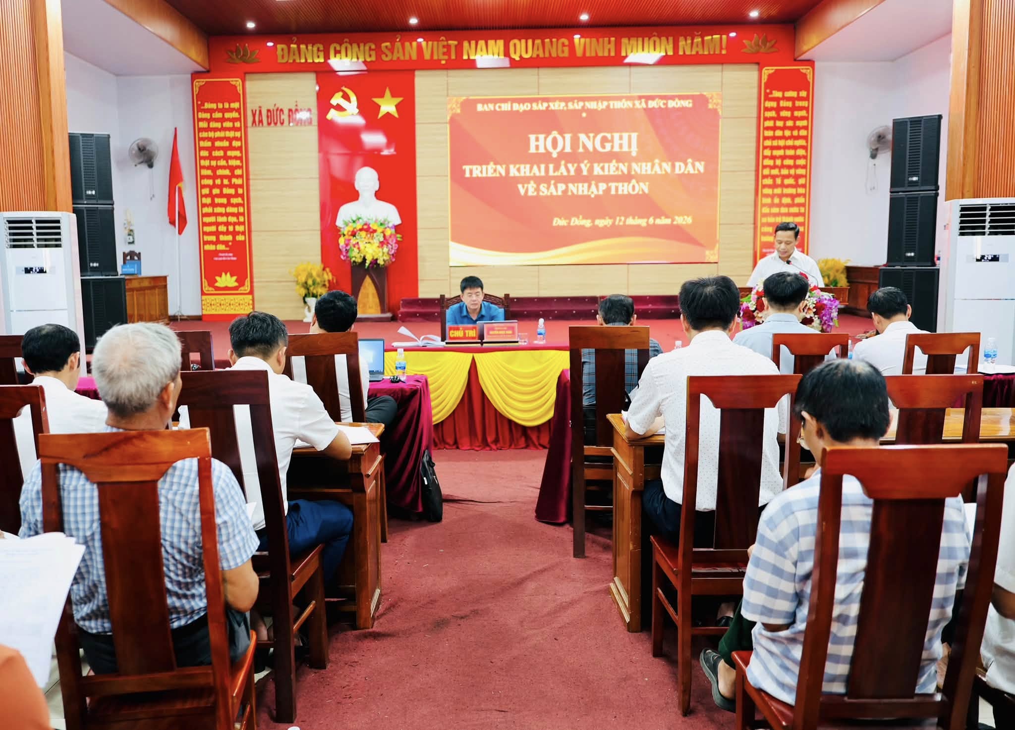 📰Xã Đức Đồng Triển khai công tác lấy ý kiến Nhân dân về Đề án sắp xếp thôn