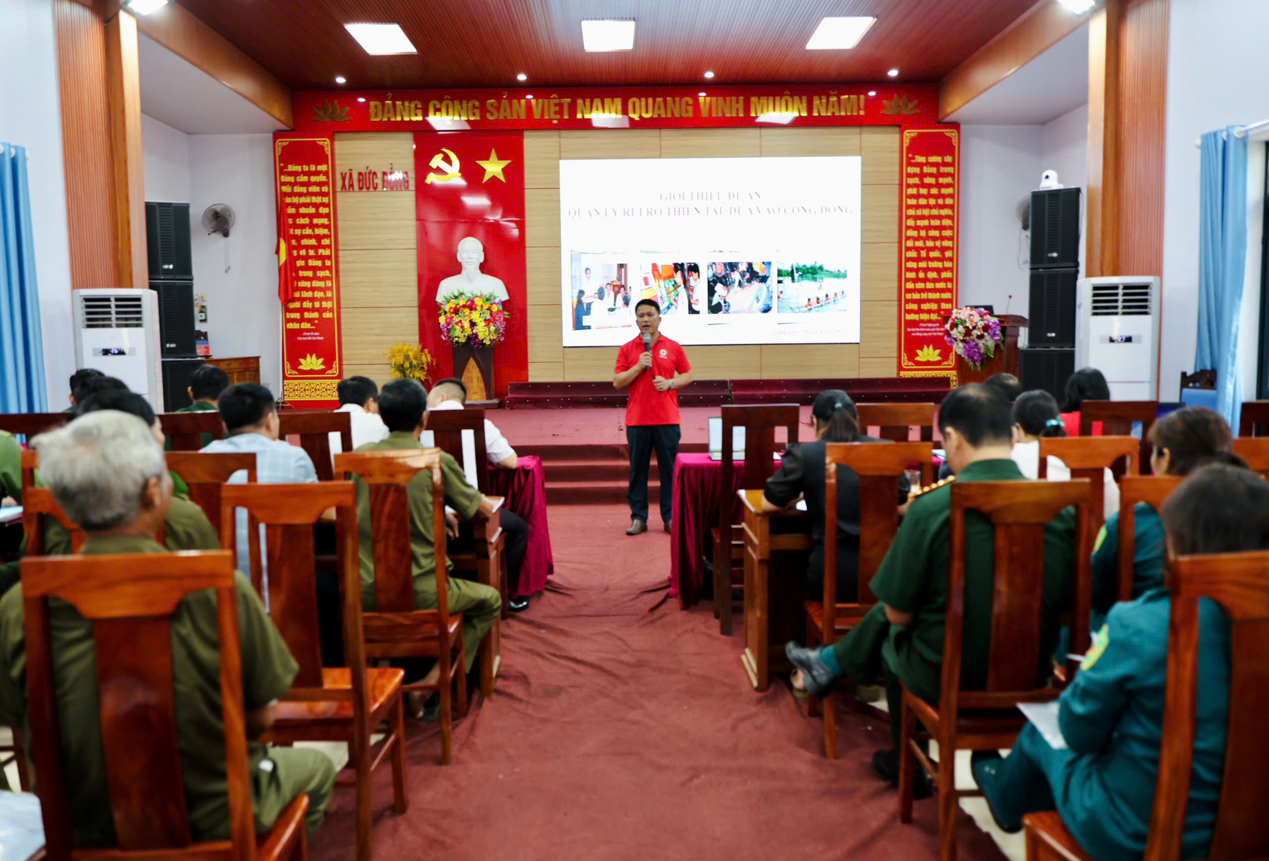 Đức Đồng tập huấn nâng cao năng lực cho Đội xung kích phòng, chống thiên tai cấp xã