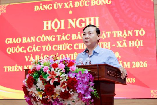 Hội nghị giao ban công tác Đảng, Mặt trận và các tổ chức chính trị - xã hội tháng 10