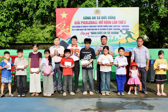 Đức Đồng khai mạc Giải Pickleball mở rộng lần thứ 2, gây quỹ “Nâng bước em đến trường”