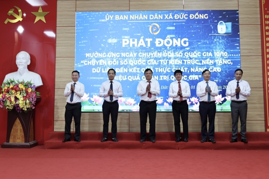 Xã Đức Đồng phát động hưởng ứng Ngày Chuyển đổi số quốc gia năm 2026