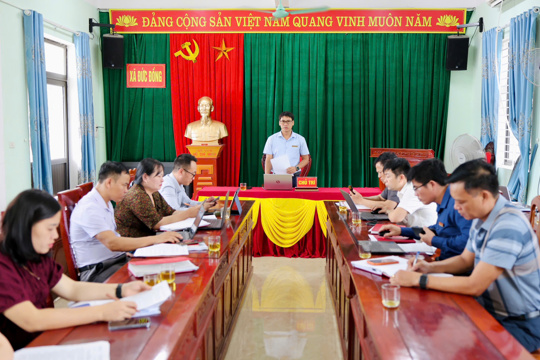 HĐND xã Đức Đồng giao ban đánh giá hoạt động tháng 7, triển khai nhiệm vụ tháng 8 năm 2026