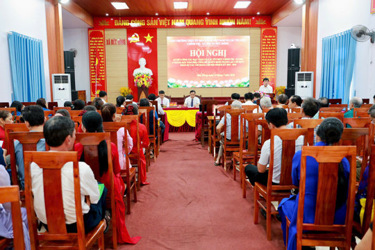 Đức Đồng sơ kết công tác Mặt trận, các tổ chức chính trị - xã hội 6 tháng đầu năm; triển khai nhiệm vụ 6 tháng cuối năm 2026
