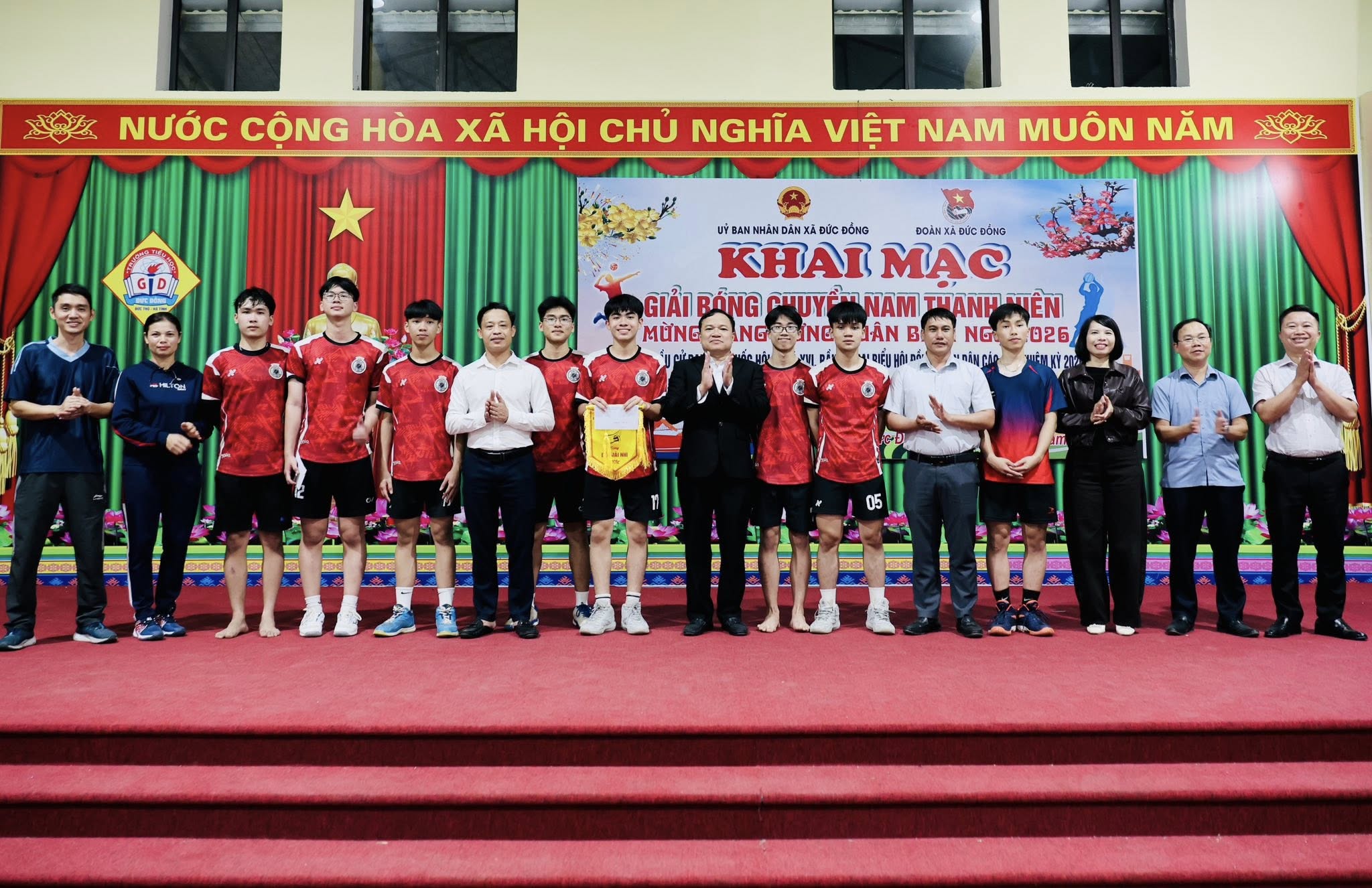 Bế mạc Giải bóng chuyền nam thanh niên mừng Đảng – mừng Xuân Bính Ngọ 2026 