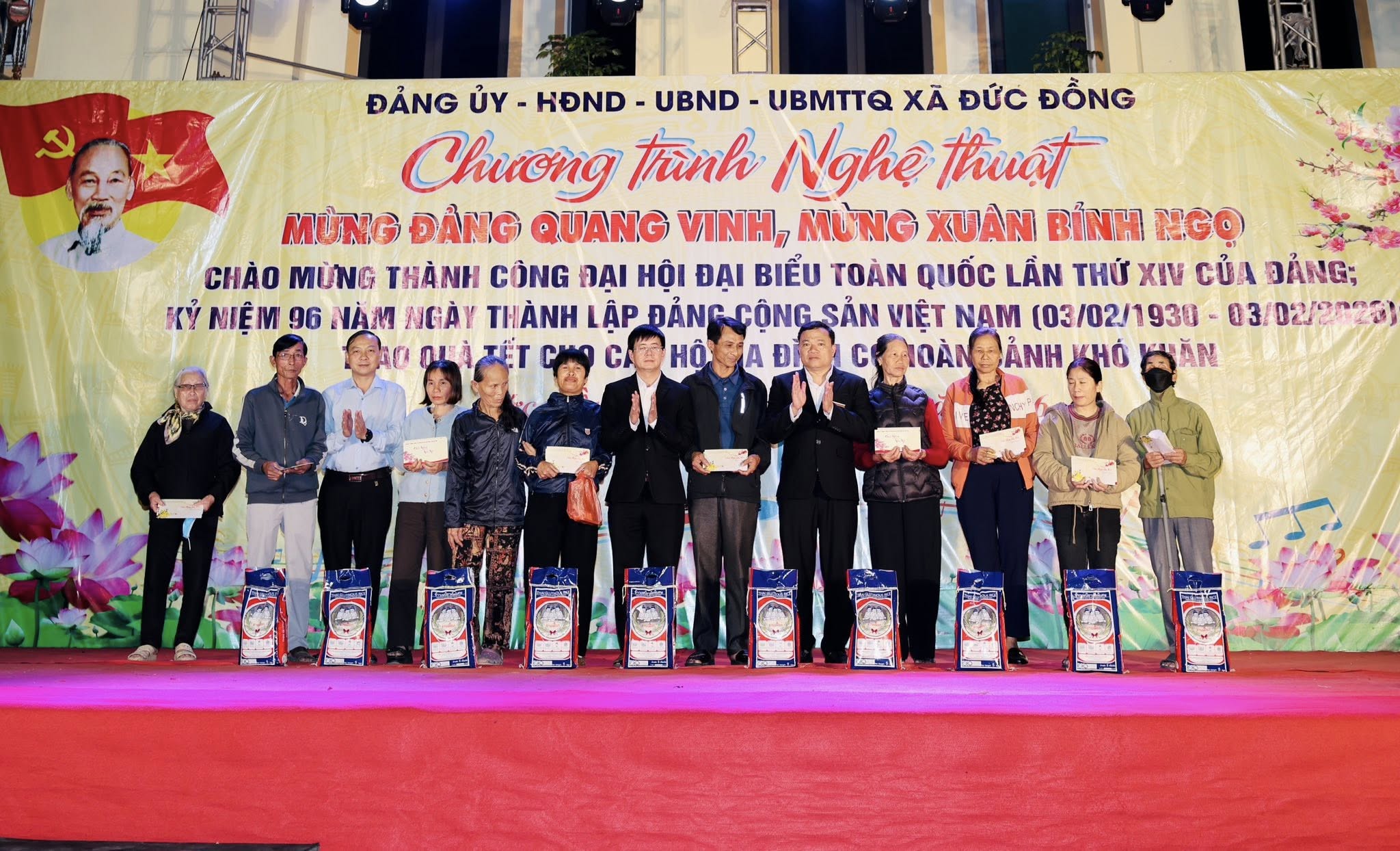 Đức Đồng tổ chức chương trình “Mừng Đảng quang vinh, Mừng xuân Bính Ngọ”, chăm lo Tết cho các đối tượng khó khăn