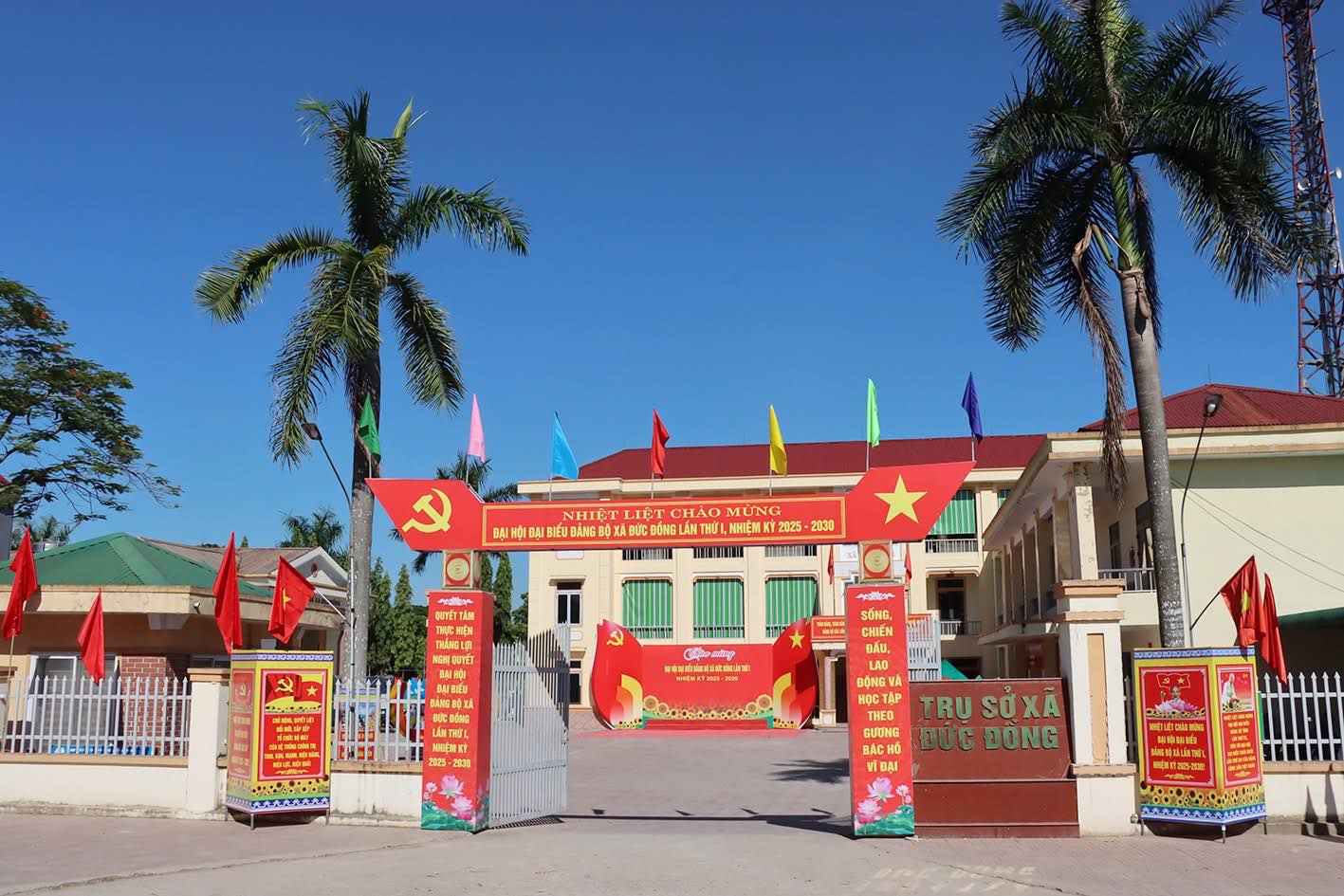 Những hoạt động sôi nổi tuyên truyền Đại hội Đại biểu Đảng bộ xã Đức Đồng lần thứ I nhiệm kỳ 2025-2030 